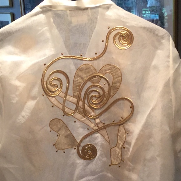 Nomi rubenstein vintage Blouse/jacket perfect for the holidays - Picture 4 of 6